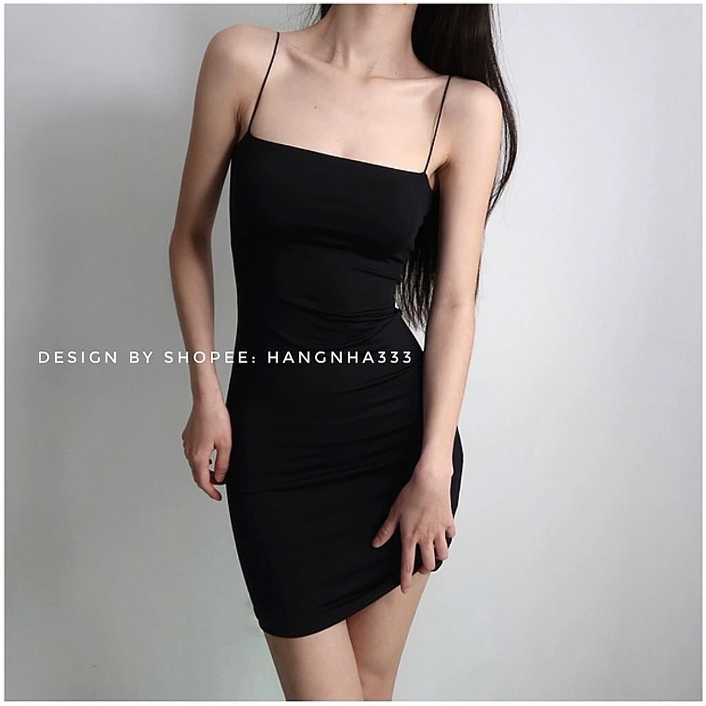 ⭕LOẠI 1🌸 Váy body 2 dây form ngắn vải cực đẹp