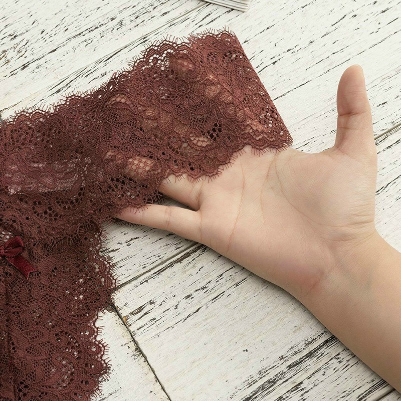 Quần Lót Nữ Ren Đẹp lọt khe chữ V đính nơ nhỏ họa tiết điệu đà quyến rũ mẫu A55