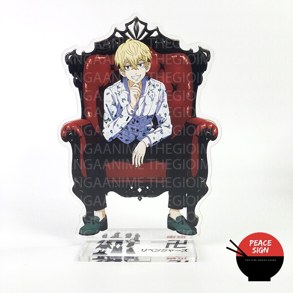 Mô hình TOKYO REVENGERS ver GHẾ TỰA standee tượng acrylic anime mica chibi trang trí trưng bày