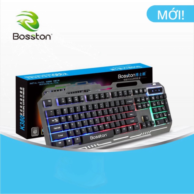 Bàn Phím Giả Cơ Máy Tính Gaming Boston K380 - Bàn Phím Chơi Game Mini Dễ Thương Giá Rẻ