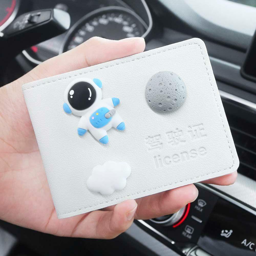 Túi Da PU Đựng Bằng Lái Xe Hơi / Tài Liệu Họa Tiết Dễ Thương
