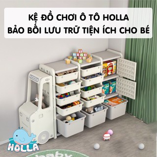 TỦ KỆ QUẦN ÁO, ĐỒ CHƠI TRẺ EM HÌNH Ô TÔ - CÚN CON