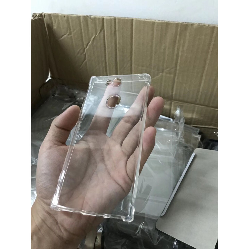 Ready Stock Transparent Shockproof Case For Sony Xperia XA2 Plus Clear Cover