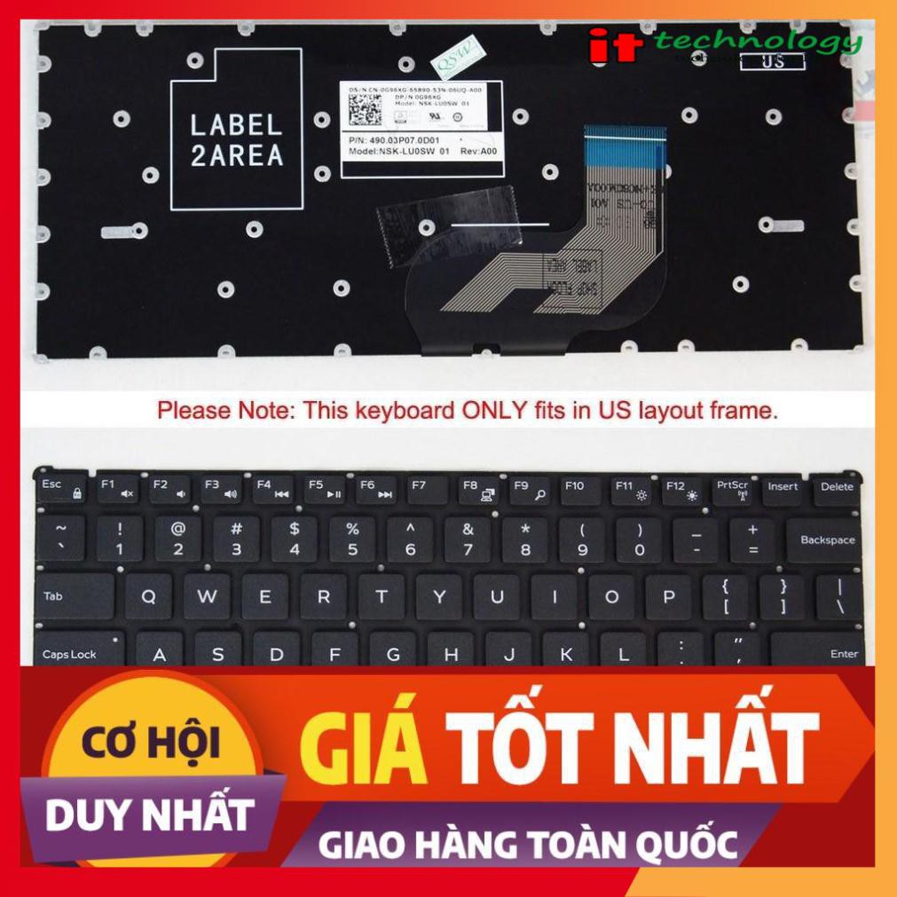 🎁 [Ảnh Thật ] Bàn phím Laptop DELL INS 11-3162 - Inspiron 11-3000 3162 3164 3168