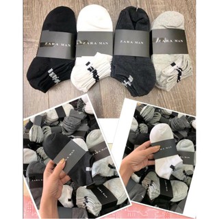 Set 10 đôi tất nam zaraman co giãn, thấm hút tốt