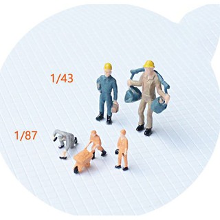 Người công nhân mô hình tỉ lệ 1/87 dùng trang trí