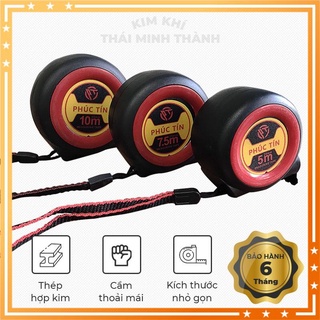 Thước dây cuộn tự động Bogo 5m/7.5m/10m - Thiết kế nhỏ gọn, Có bánh răng tự hãm khi kéo và nút bấm thu thước về tự động