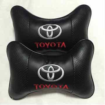 Gối tựa đầu ô tô có thêu logo hãng xe Honda, Hyundai, Kia , Toyota, Mazda, Ford, Chevrolet, Mercedes, Nissan..