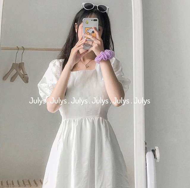 VÁY BỒNG BỀNH MAXI TRẮNG CHẤT ĐẸP | BigBuy360 - bigbuy360.vn