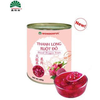 Thanh long ruột đỏ Wonderful lon 850g
