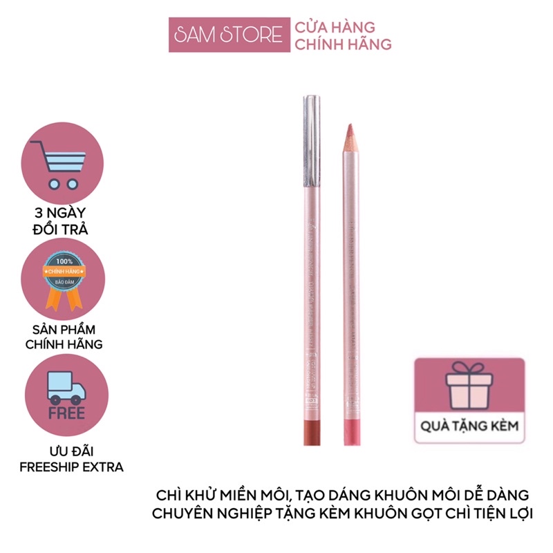 Chì khử viền môi, tạo dáng khuôn môi dễ dàng chuyên nghiệp tặng kèm khuôn gọt chì tiện lợi