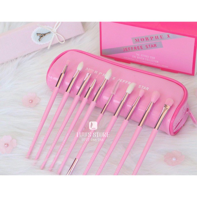 Set Cọ Mắt Morphe x Jeffree Star - The Jeffree Star Eye Brush Collection (hàng trả order ko dư)