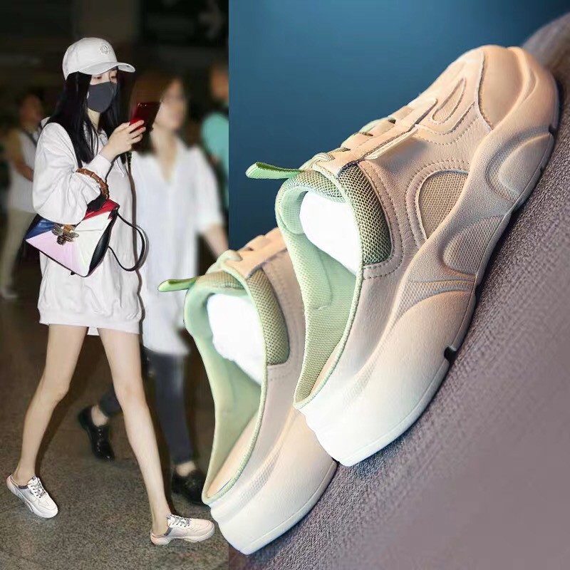 [Mã FAGREEN245 giảm 10% tối đa 30k đơn từ 99k] FREE SHIP- Giày Sục Thể Thao Nữ Độn Đế 5cm Mẫu Mới-Hàng full box | BigBuy360 - bigbuy360.vn