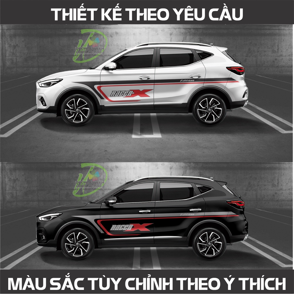 Decal Tem Xe MG ZS Mẫu 002