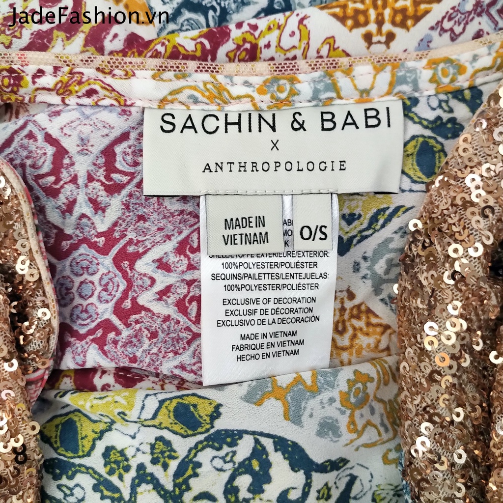 Áo choàng dự tiệc cao cấp đính cườm xuất khẩu Sachin & babi jf157 - SIZE S | BigBuy360 - bigbuy360.vn