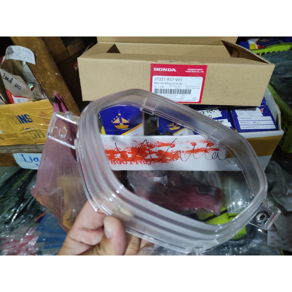 Mặt kính đồng hồ Wave alpha , Wave ZX , Wave blade số đời đầu chính hãng HONDA