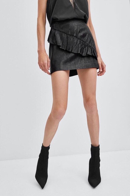 Chân váy nhũ zara xuất xịn