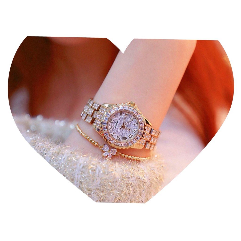 ĐỒNG HỒ NỮ LUOBOS MẶT ĐÍNH HẠT XOÀN DHK204 CỰC ĐẸP HOT 2020 | BigBuy360 - bigbuy360.vn