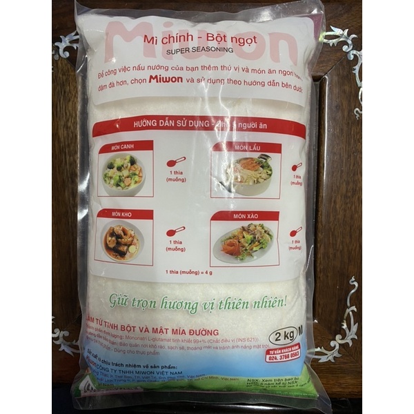 Mì Chính - Bột Ngọt Miwon 2kg cánh nhỏ