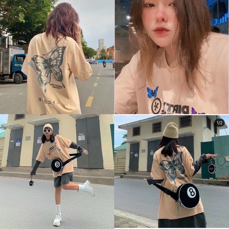 [Xả Kho 08]Áo Thun Tay Lỡ Unisex❤️Phông Form Rộng Cộc Tay Cổ Tròn Chất Thun Cotton Siêu Mát Mẫu Mới 2021