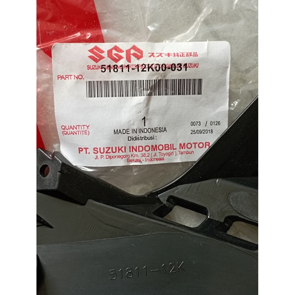 ỐP ĐẦU FI - ỐP ĐẦU ZIN CHƯA SƠN - SATRIA FI - RAIDER FI CHÍNH HÃNG SUZUKI INDONESIA