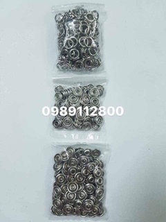 Nút bấm sắt 4 thành phần hay còn gọi nút sắt vành