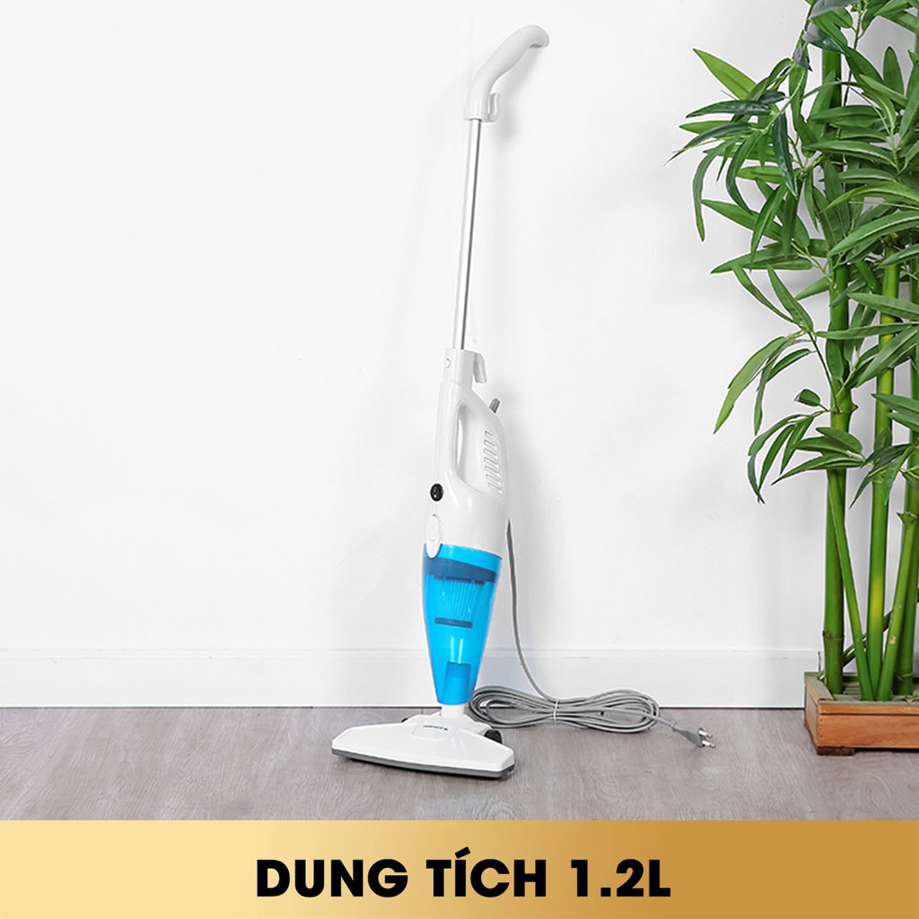 Máy hút bụi PERFECT SV07 650W lực hút 19000 pa. Hút bụi với thiết kế 2 trong 1 có tay cầm, tiện lợi, nhỏ GỌN