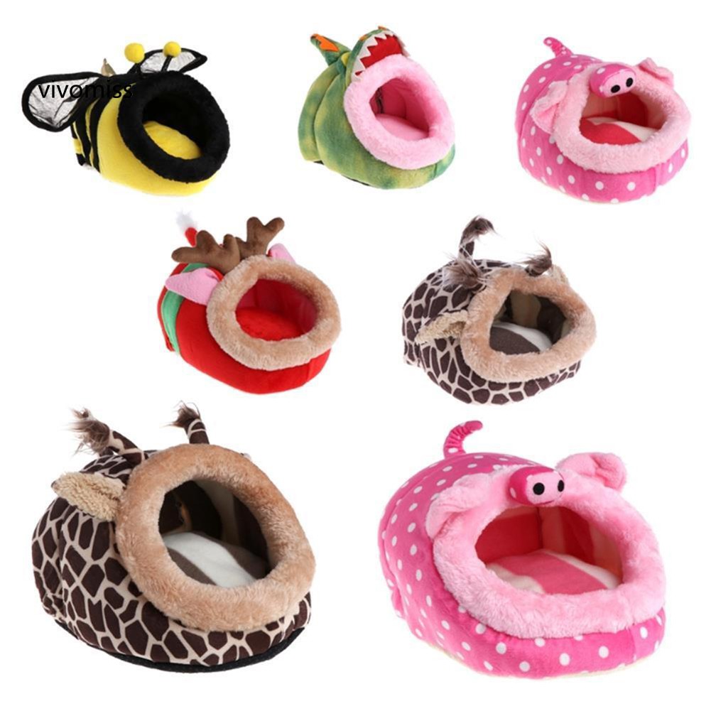 Giường ngủ thiết kế hoạt hình dễ thương dành cho chuột hamster