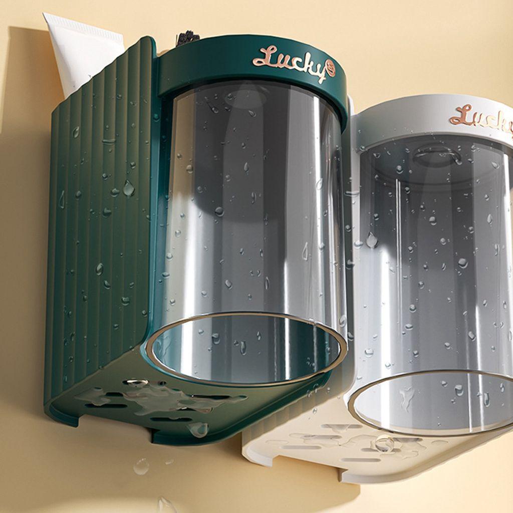 JARRED Giá Đỡ Bàn Chải Đánh Răng Hít Tường Siêu Bền Tiết Kiệm Không Gian Thời Trang