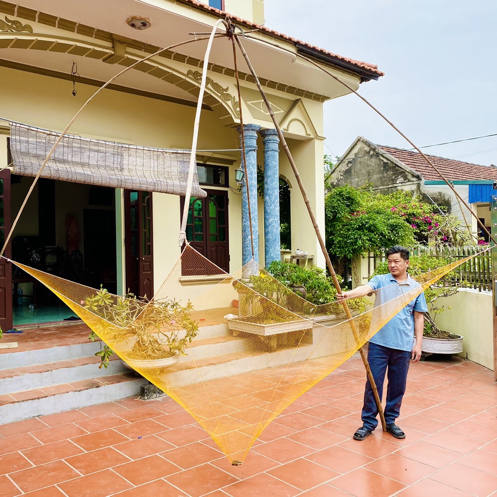 Vó bắt cá vó đánh cá lưới bắt cá loại to dài