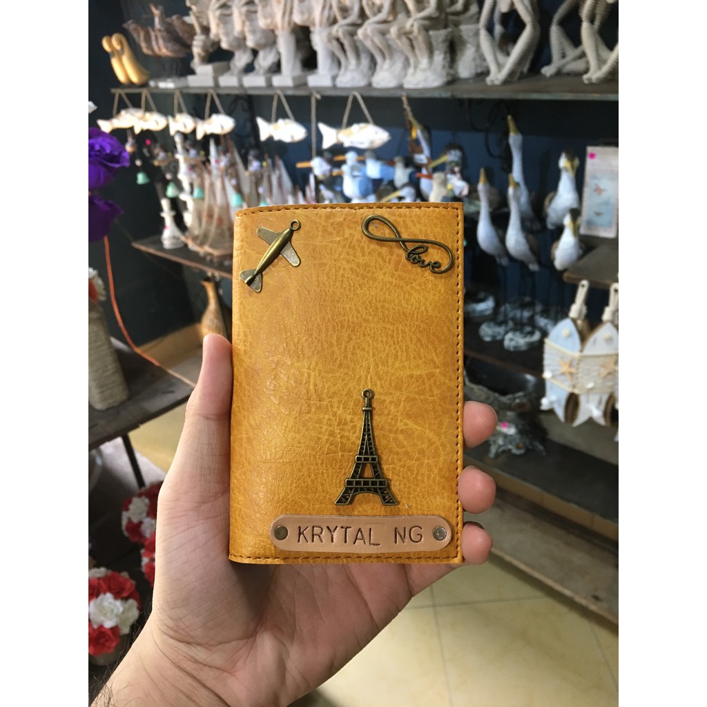 Bao Da Passport (Ví Da Đựng Hộ Chiếu) Khắc Tên Theo Yêu Cầu (yêu cầu riêng) | BigBuy360 - bigbuy360.vn