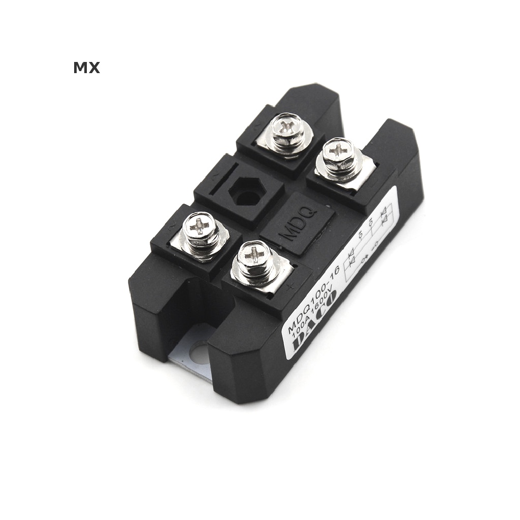 Cầu Chỉnh Lưu Kim Loại 1 Pha mingxuan2 MDQ 100A Amp 1600V