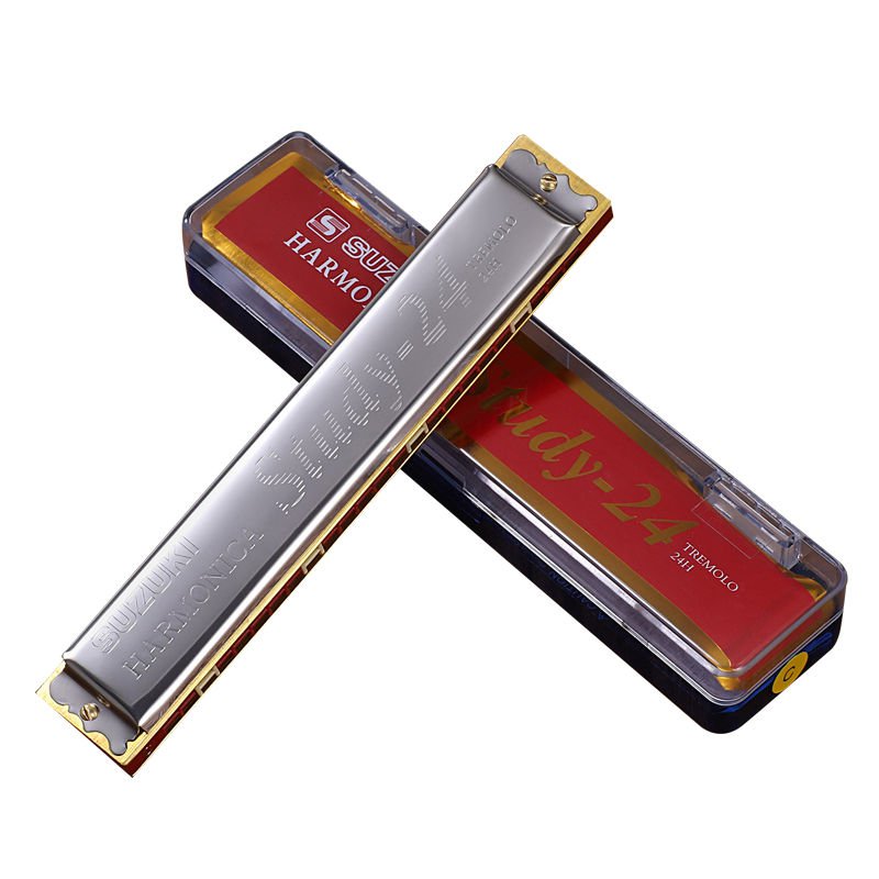 Kèn Harmonica Nhật Bản 24 Lỗ Cho Người Mới Bắt Đầu