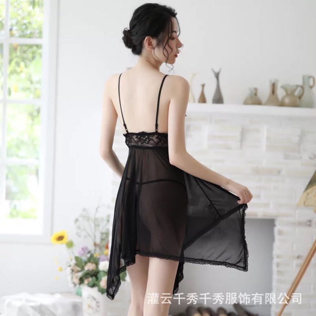 Dưới 60kg - Váy ngủ sexy ren lưới - SX218 -CAMLUU99