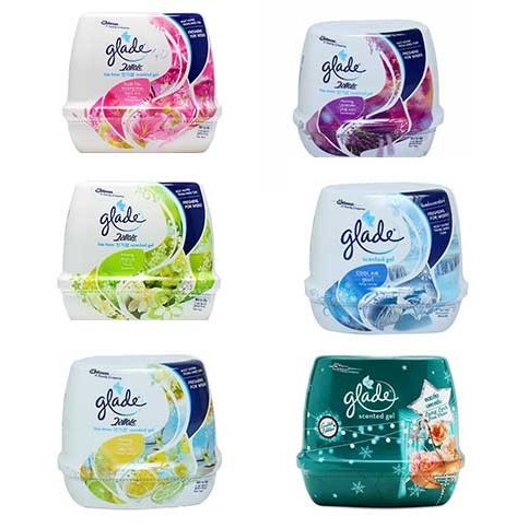 Glade 180g Sáp Thơm phòng khử mùi Lavender, Chanh, Lily, tươi mát, sớm mai