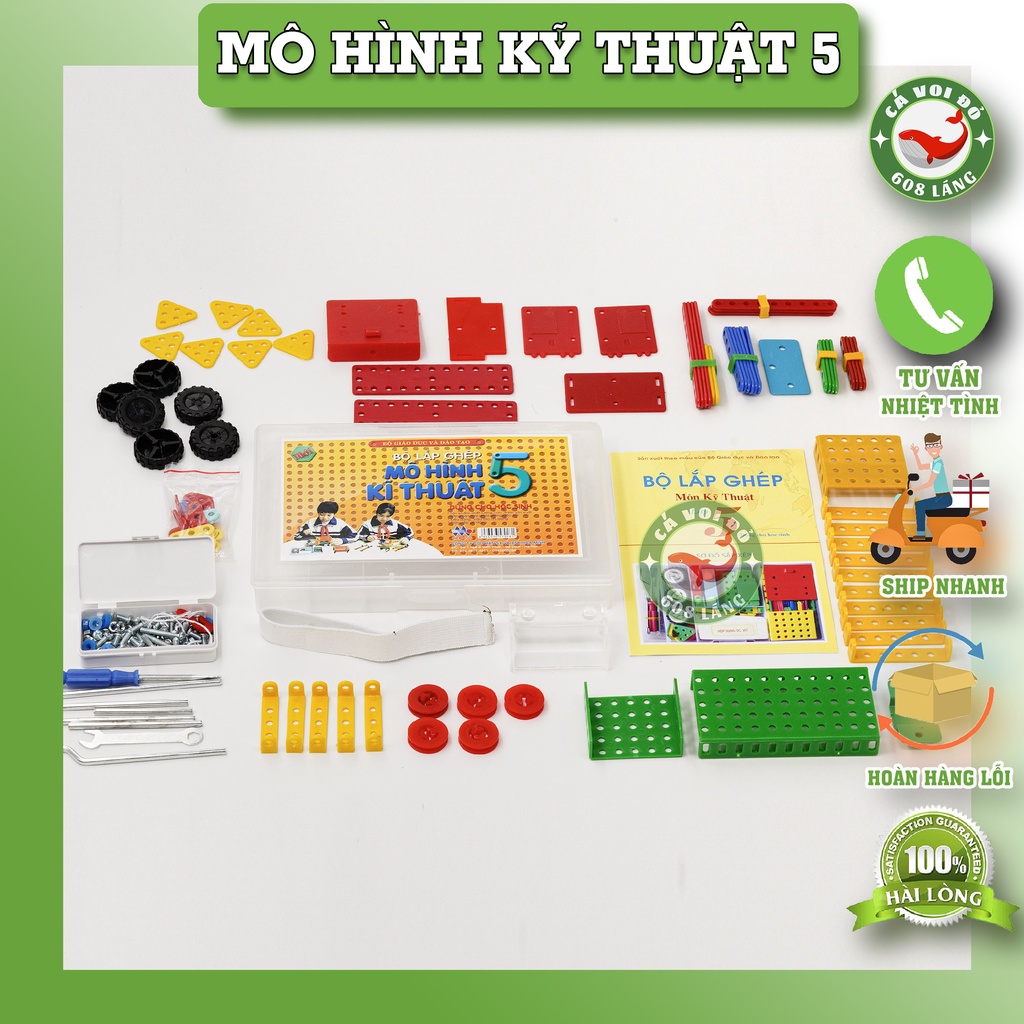Bộ kỹ thuật lớp 5 / bộ lắp ghép đầy đủ nhất của bộ giáo dục - Hoa Minh