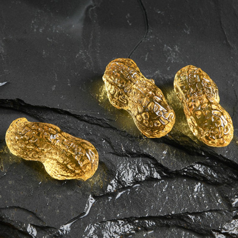 Hạt Đậu vàng Thần Tài phong thủy lưu ly chiêu Tài nạp Lộc 4.5cm | BigBuy360 - bigbuy360.vn