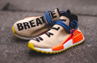 [CÓ SẴN] Pharrell x Adidas NMD Human Race Breath Walk ( vàng chanh)
