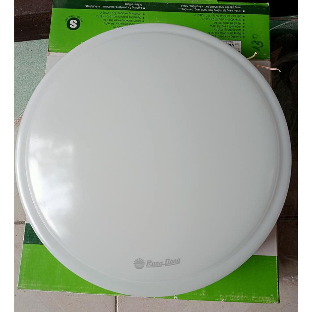 Đèn led ốp trần Rạng Đông D LN03L 270 9W vàng rạng đông