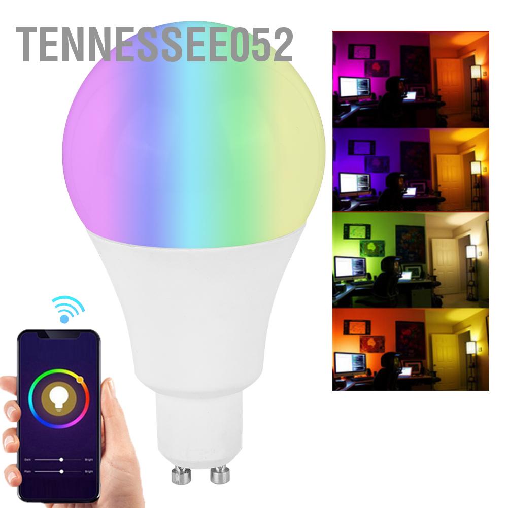 [Hàng Sẵn] Bóng đèn LED thông minh WiFi Bluetooth RGB Thay đổi màu sắc làm mờ cho Amazon / alexa / google / home / IFTTT / Tmall Genie 85-265V【Tennessee052】