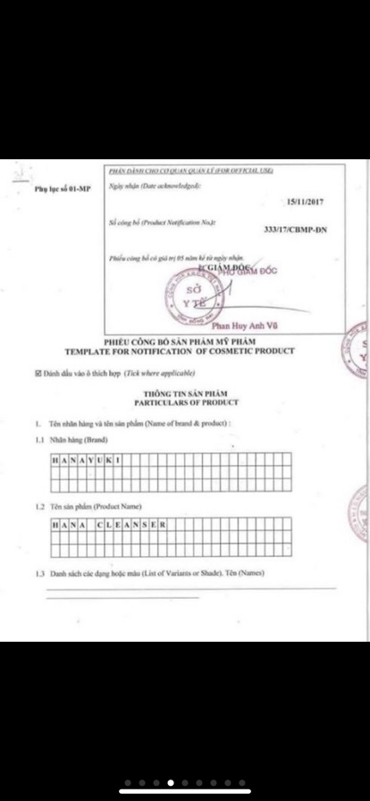 Sữa rửa mặt Y học Hanayuki