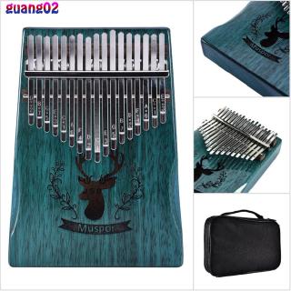 17 Keys Wooden Kalimba African Mahogany Thumb Piano Finger Percussion Music