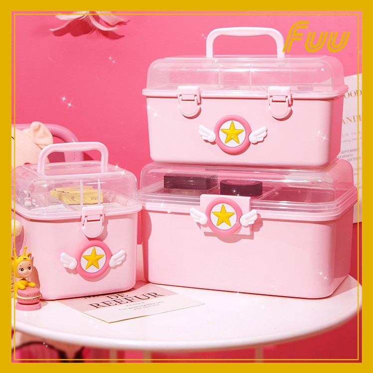 (Đọc kĩ mô tả) Hộp đựng đồ, đựng thuốc đa năng Sakura Thủ Lĩnh Thẻ Bài mẫu 1