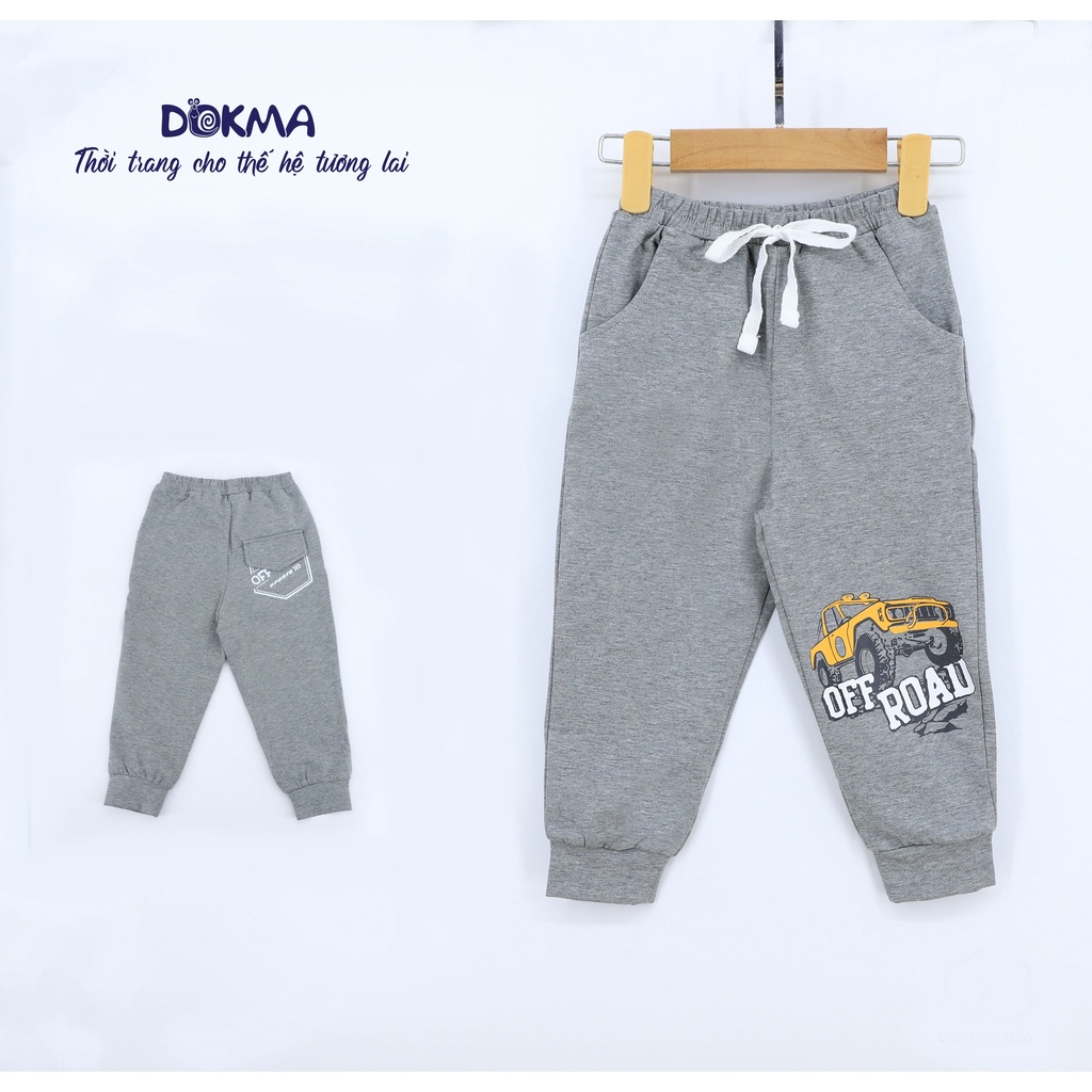 DQ825 Quần dài bo ống DOKMA (2-6T)