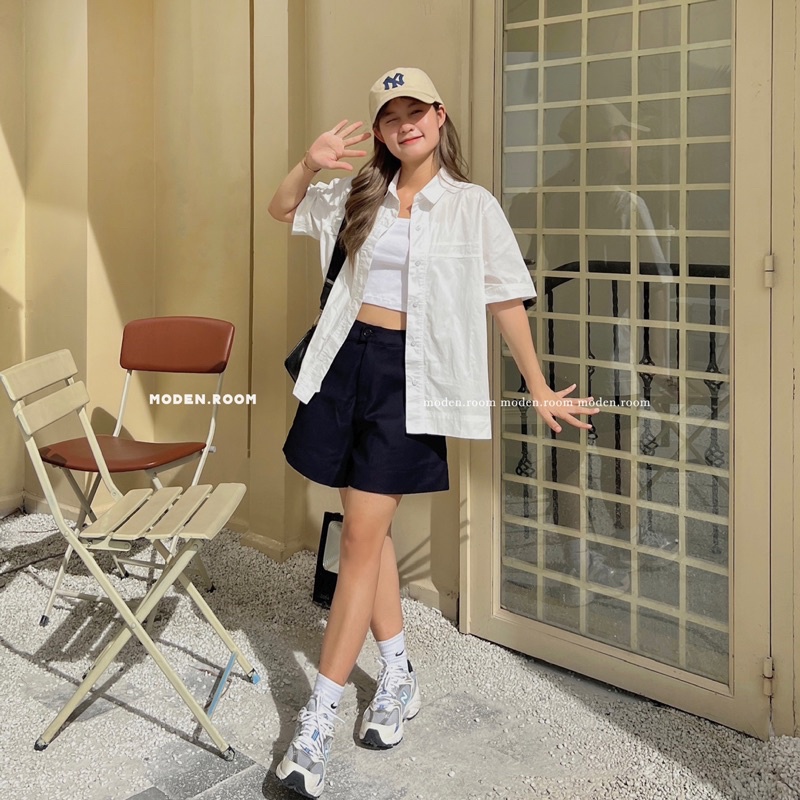 Quần short 2 lớp kaki mềm dày Dori