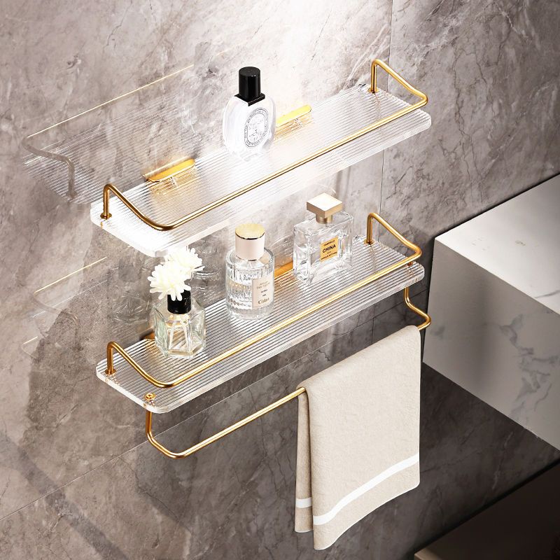 Giá Đỡ Dầu Gội / Đồ Dùng Nhà Tắm Gắn Tường Bằng Acrylic Tiện Dụng Cho Gia Đình