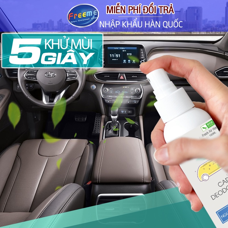 Khử mùi ô tô Freeme, nước hoa cao cấp, đem lại giây phút trong lành khi lái xe - Nhập khẩu Hàn Quốc 100ml
