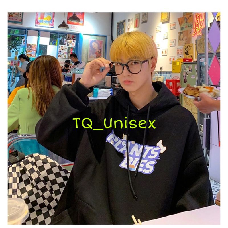 Áo hoodie nam nữ Plants unisex form rộng 3 màu (Xanh,Trắng ,Đen) | BigBuy360 - bigbuy360.vn