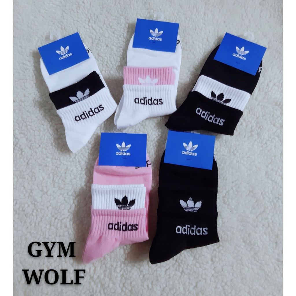 Vớ Adidas cổ lửng 2 tầng Nam Nữ phong cách thể thao, trẻ trung, năng động.