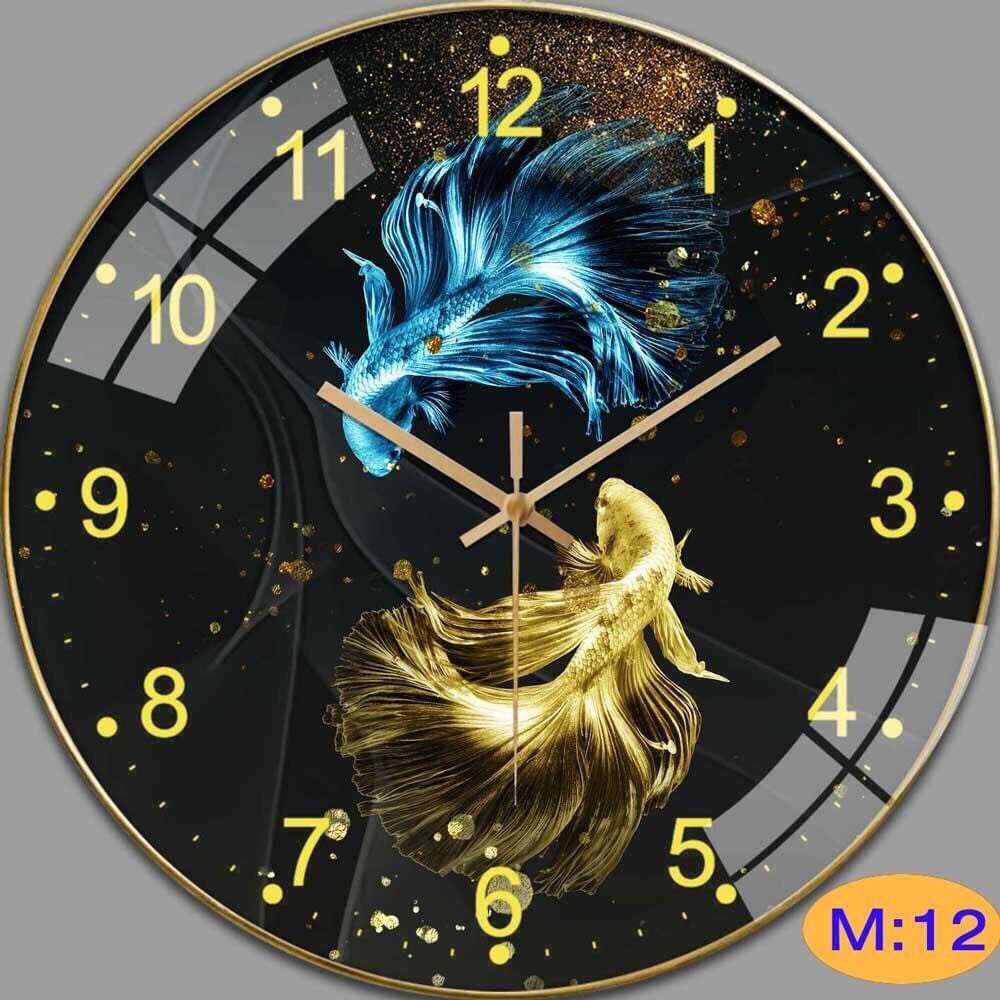 Đồng hồ treo tường hình trống đồng